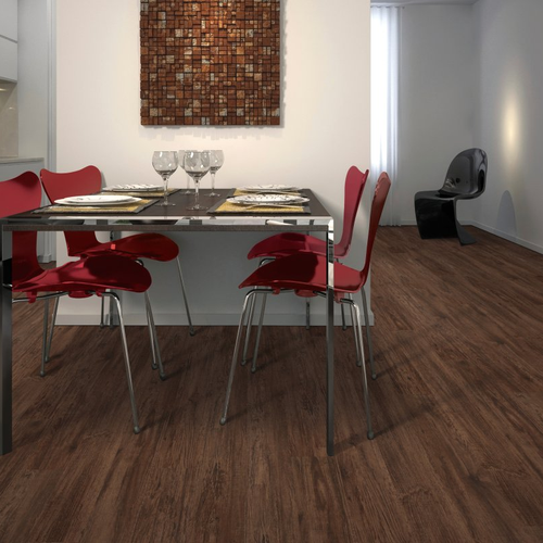 Kitchen & Floor Decor providing affordable luxury vinyl flooring in Rice Lake, WI - Benton Beach II - Coffee Bean